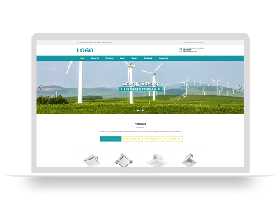 HTML5响应式英文外贸企业产品展示pbootcms网站模板 LED灯具外贸通用网站源码(自适应手机端)