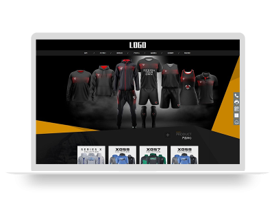 (自适应手机端)户外运动设备类网站pbootcms模板 体育运动服装网站源码下载